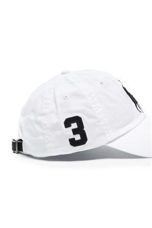 White cotton baseball cap RALPH LAUREN | 710673584003WHITE